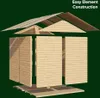 WOODTEX Naturbelassen 180 x 120 cm Gartenhaus Sylta 1, 14 Produktbild-Vorschau 11