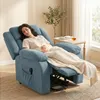 HOMCOM TV-stoel met opstahulp, fauteuil met ligfunctie voor Productafbeelding-voorbeeld 7