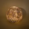 esotec Solarkugel Ribbed-Ball Kugelleuchte Garten ⌀26cm Produktbild-Vorschau 3