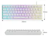 60% Gaming Tastatur kabelgebunden RGB, 61 Tasten Membran Produktbild-Vorschau 2