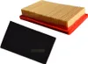 A product shot of an air filter and a foam filter on a white background. Produktbild-Vorschau