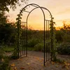 Relaxdays Rosenbogen Metall, Torbogen Garten, HBT: 218 x Produktbild-Vorschau 5