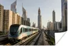 MuchoWow® Poster Ein Zug in der Stadt Dubai 90x60 cm - Produktbild-Vorschau 1