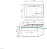 Badmöbel Set 60 cm Weiss Lackiert Komplett Hochglanz Produktbild-Vorschau 7