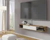 TV-kast Icarus 156 cm, ARTISAN eikenhout / mat wit. Productafbeelding-voorbeeld 15