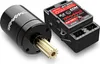 A black brushless motor and a black electronic control module are shown against a white background. Produktbild-Vorschau