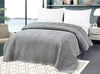Graue Samt-Tagesdecke ARROW VELVET Größe: 200 x 220 cm Produktbild-Vorschau 1