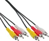 Cavo AV in linea 3x RCA maschio/maschio 2 m Anteprima dell’immagine prodotto 4