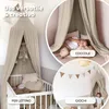 Baldacchino beige chiaro con applicazione dorata - Cielo Anteprima dell’immagine prodotto 3