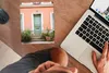 MuchoWow® Mauspad Mousepad Paris - Tür - Pastell - Produktbild-Vorschau 3