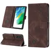 Hülle für Samsung Galaxy S21 FE Prägung Flip Leder Produktbild-Vorschau 2
