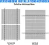4x Supporto fotovoltaico 114 cm Fissaggio per pannelli Anteprima dell’immagine prodotto 7