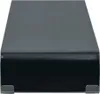 vidaXL Table TV/rehausseur d'écran verre noir 80x30x13 cm Voir les images du produit 8