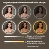 S'AFIELINA Lustro łazienkowe z oświetleniem Okrągłe o Podgląd zdjęcia produktu 5