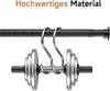 Šatní tyč, rozměry 74–250 cm, průměr 32 x 28 mm, kulatá, Náhled obrázku produktu 5