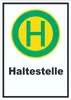 Schild Haltestelle A5 Rückseite selbstklebend Produktbild-Vorschau 1