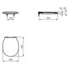 Sedile per WC Ideal Standard Connect Air Sandwich E036501 Anteprima dell’immagine prodotto 9