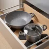 STONELINE® Wokpfanne 32 cm | mit Deckel - Schwarz Produktbild-Vorschau 8