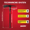 HECHT 909100 Spitzhacke mit Stiel Kreuzhacke | 91 cm Länge Produktbild-Vorschau 3