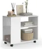 Stolik kawowy Vicco Marian Biały 70 x 36.6 cm z kółkami, Podgląd zdjęcia produktu 5