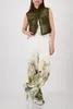 monari Damen Jacke transparent Netz olive Größe 44 mit Produktbild-Vorschau 6