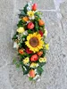 künstliche Grabblumen Aufleger mit Sonnenblumen Rosen Produktbild-Vorschau 8