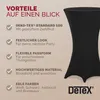 DEUBA® 5x Housses table de bar bistrot ronde noir Ø80-85 cm Voir les images du produit 5