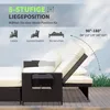 Outsunny polyratanová lounge pohovka dvoumístná zahradní Náhled obrázku produktu 9