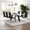 tectake® Set Schwingstuhl Bettina gepolstert mit Produktbild-Vorschau 7