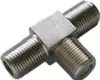 F-Adapter, T-Stück: F-Buchse > doppelt F-Buchse Produktbild-Vorschau 2