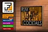 Holzschild Alkohol 18x12cm Rum Cocktails Produktbild-Vorschau 4