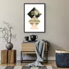 Gerahmtes Poster - Schwarzer Rahmen - Abstraktion Diamant Produktbild-Vorschau 7