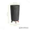 BirnePower Gracia Tubus Slim Effect Blumentopf Beton Optik Produktbild-Vorschau 5