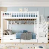 Flieks Etagenbett 90x200cm mit 2 Schubladen, Kinderbett Produktbild-Vorschau 3