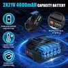 Bürstenlose Mini-Kettensäge, 6+8 Zoll Stromkettensäge, Produktbild-Vorschau 3