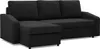 Ecksofa mit Schlaffunktion NEO, Schwarz Produktbild-Vorschau 1