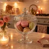 Mini-Patisserie auf Fuß mit Deckel Glas Bonbonniere Ø11cm Produktbild-Vorschau 5