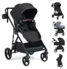 3-in-1-Faltkinderwagen mit wendbarem Sitz und verstellbarer Produktbild-Vorschau 1