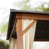 Gartenpavillon 3x3 m Holzoptik, Stahldach Hardtop 4 Produktbild-Vorschau 8