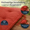 BURI 4x Hochlehner Auflage 117x49x6 cm - wetterfeste Produktbild-Vorschau 6