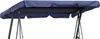 Hollywoodschaukel Dachbezug 200 x 145 cm Blau Wasserdicht | Produktbild-Vorschau 1