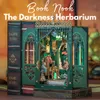 A miniature diorama designed to fit between books on a shelf, themed around a dark herbarium. Náhled obrázku produktu