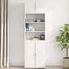 vidaXL Armadio a muro bianco 70x42,5x40 cm Materiale a base Anteprima dell’immagine prodotto 3
