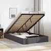 vidaXL Ottoman-Bett ohne Matratze Grau 120x200 cm Produktbild-Vorschau 2