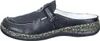 A side view of a black Rieker clog shoe. Anteprima dell’immagine prodotto