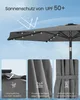 SONGMICS Sonnenschirm Ø 270 cm mit 32 LED-Lämpchen Produktbild-Vorschau 14