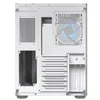 The back view of a white computer case. Podgląd zdjęcia produktu