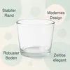 Vase rond en verre décoratif Ø 12 x 11 cm conique, Voir les images du produit 3