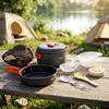 Vilde | Set de vaisselle de camping en aluminium 10 pièces Voir les images du produit 2