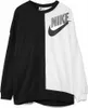 Damen Sweater ohne Kapuze Nike Sportswear Weiß Schwarz - M Produktbild-Vorschau 1